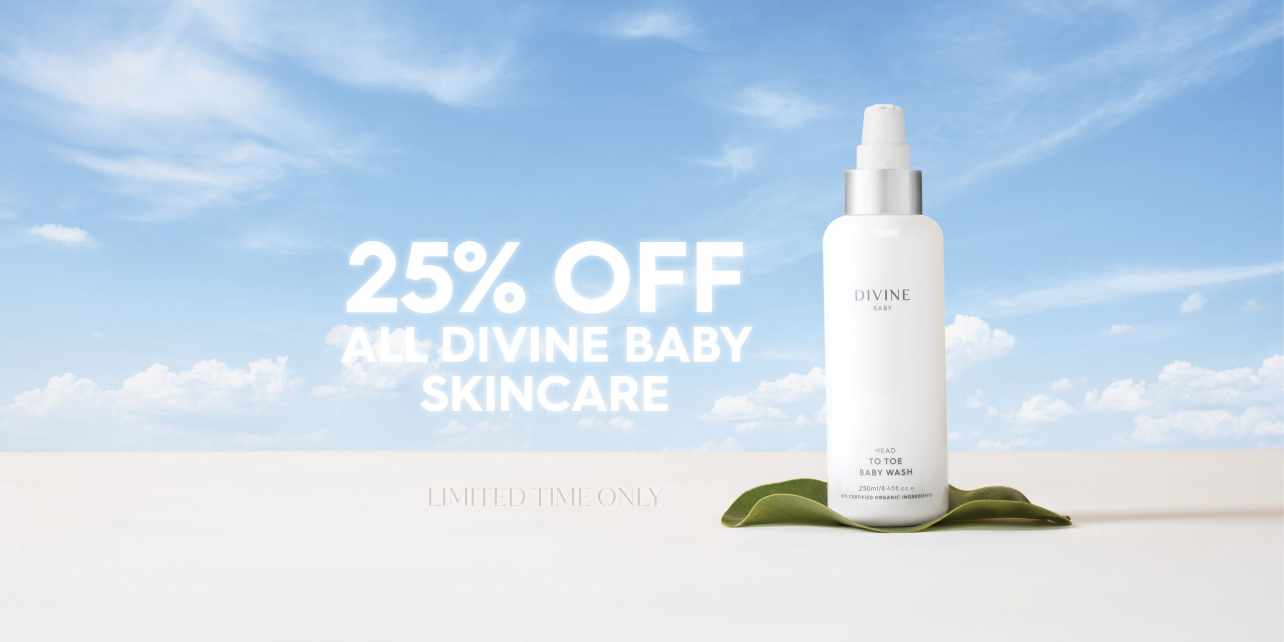25% off divine woman skincare